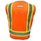 Ge Surveyor Vest, 8 Outside Pockets, Orange, Size 2XL GV082O2XL - alternate 2